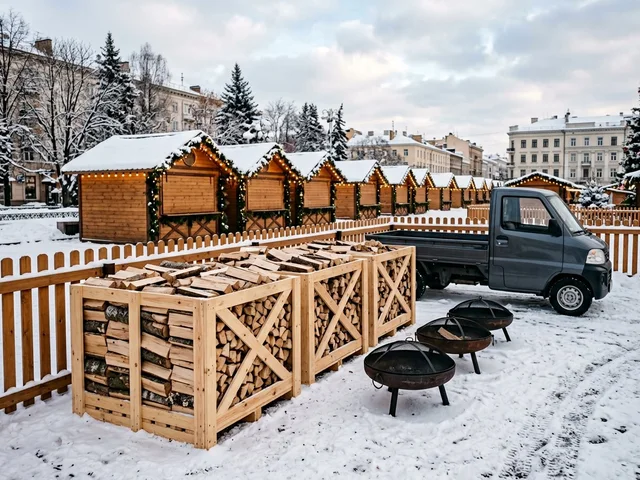 Дрова для ярмарок и городских праздников в Белгороде